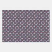 Schattigee Kawaii Christmas Fox Dot Mandala Deco F Inpakpapier Vel (Voorkant 3)