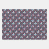 Schattigee Kawaii Christmas Fox Dot Mandala Deco F Inpakpapier Vel (Voorkant)