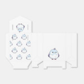 Schattigee Kawaii Chubby Bird Cartoon - Schattige  Bedankdoosjes (Uitgevouwen)