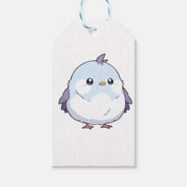 Schattigee Kawaii Chubby Bird Cartoon - Schattige  Cadeaulabel