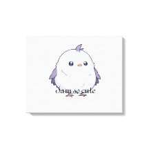 Schattigee Kawaii Chubby Bird Cartoon - Schattige 