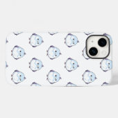 Schattigee Kawaii Chubby Bird Cartoon - Schattige  Case-Mate iPhone Case (Achterkant (horizontaal))