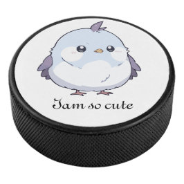 Schattigee Kawaii Chubby Bird Cartoon - Schattige  Hockey Puck