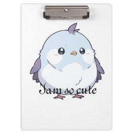 Schattigee Kawaii Chubby Bird Cartoon - Schattige  Klembord