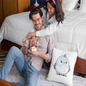 Schattigee Kawaii Chubby Bird Cartoon - Schattige Kussen