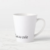 Schattigee Kawaii Chubby Bird Cartoon - Schattige  Latte Mok (Rechts)