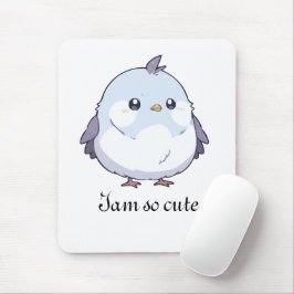 Schattigee Kawaii Chubby Bird Cartoon - Schattige Muismat