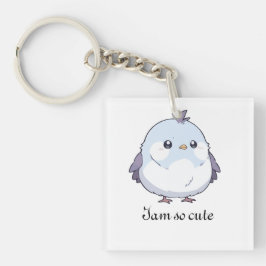 Schattigee Kawaii Chubby Bird Cartoon - Schattige  Sleutelhanger