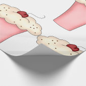 Schattigee Kawaii Cupcake Milkshake met Cherry Cadeaupapier