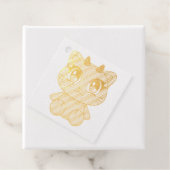 Schattigee Kawaii Demon Cat Bedankjes Labels (Met doos)