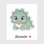 Schattigee Kawaii Dinosaur Dino Fun Decor Sticker (Vel)