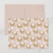Schattigee Kawaii Dumplings Steamer Chopsticks Briefkaart (Voorkant / Achterkant)