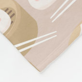 Schattigee Kawaii Dumplings Steamer Chopsticks Fleece Deken (Hoek)