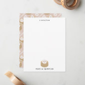 Schattigee Kawaii Dumplings Steamer Chopsticks Notitiekaartje (Voorkant / Achterkant in situ)