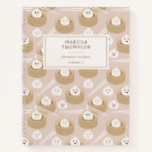 Schattigee Kawaii Dumplings Steamer Chopsticks Rec Notitieboek (Voorkant)