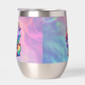 Schattigee Kawaii Eenhoorn met Bubble Tea Geperson (Rechts)