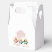 Schattigee Kawaii Egg Birds Pastel gekleurd Baby s Bedankdoosjes (Geopend)