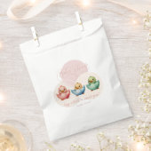 Schattigee Kawaii Egg Birds Pastel gekleurd Baby s Bedankzakje (Geknipt)
