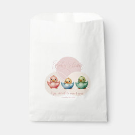 Schattigee Kawaii Egg Birds Pastel gekleurd Baby s Bedankzakje