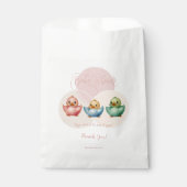 Schattigee Kawaii Egg Birds Pastel Gekleurd Baby s Bedankzakje (Voorkant)