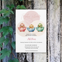 Schattigee Kawaii Egg Birds Pastel gekleurd Baby s