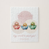 Schattigee Kawaii Egg Birds Pastel gekleurd Baby s Legpuzzel (Verticaal)