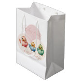 Schattigee Kawaii Egg Birds Pastel gekleurd Baby s Medium Cadeauzakje (Voorkant Gekanteld)