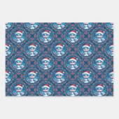 Schattigee Kawaii Feestelijke Beer Mandala Geo Dia Inpakpapier Vel (Voorkant)