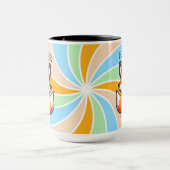 Schattigee Kawaii Fox met Bubble Tea Gepersonalise Mok (Midden)