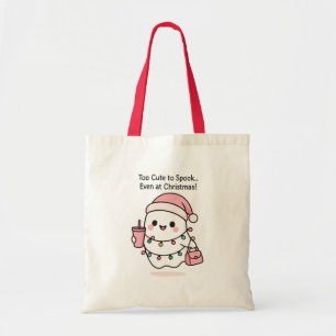 Schattigee Kawaii Ghost Christmas Tote Bag