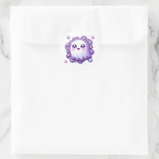 Schattigee Kawaii Ghost Sticker Pastel Spooky Hall (Tas)