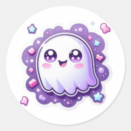 Schattigee Kawaii Ghost Sticker Pastel Spooky Hall