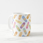 Schattigee Kawaii Gift voor Nurse Rainbow Plaster Koffiemok (Voorkant links)