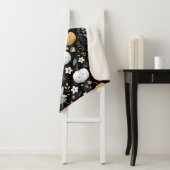 Schattigee Kawaii Halloween Fairy en Pastel Pompoe Sherpa Deken (In situ)