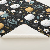 Schattigee Kawaii Halloween Fairy en Pastel Pompoe Sherpa Deken (3/4)