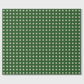 Schattigee Kawaii Halloween Skull Polka Dots donke Cadeaupapier (Vlak)