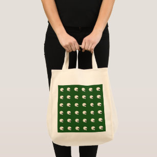 Schattigee Kawaii Halloween Skull Polka Dots donke Tote Bag