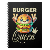 Schattigee Kawaii Hamburger Notitieboek (Voorkant)