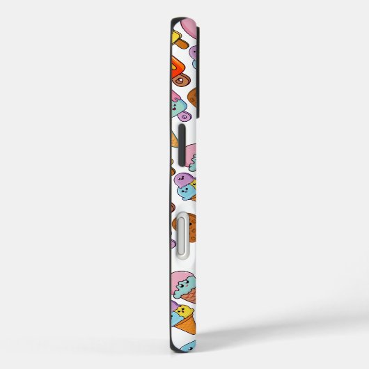 Schattigee Kawaii Ice-Cream & Popsicle iPhone Case (Achterkant / Rechts)