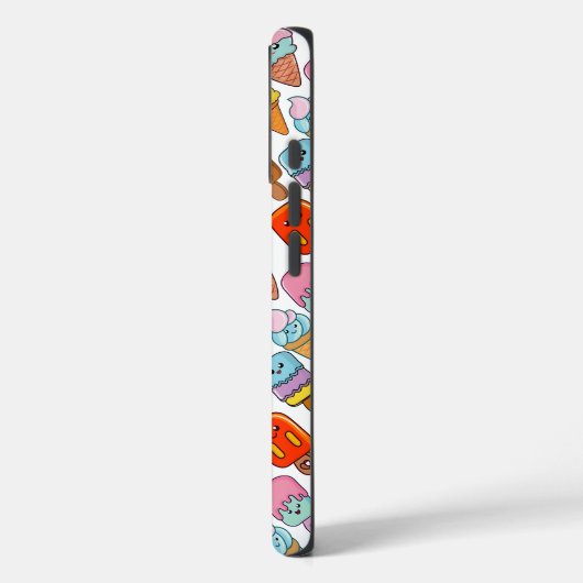 Schattigee Kawaii Ice-Cream & Popsicle iPhone Case (Achterkant / Links)
