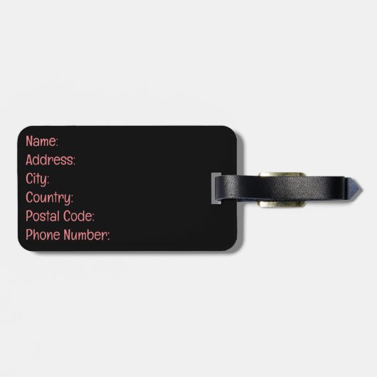 Schattigee Kawaii kat eten ramen Bagagelabel (Achterkant horizontaal)