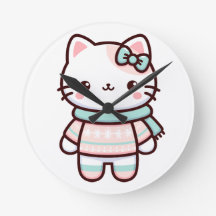 Schattigee Kawaii kat in trui