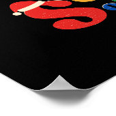 Schattigee Kawaii Kat Kerstkrans Seizoen van Joy Poster (Hoek)