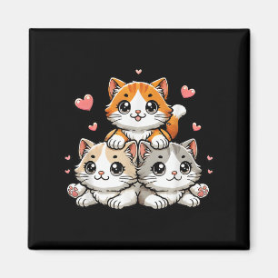 Schattigee Kawaii Katten Neko Grappig Kitten Katte Magneet