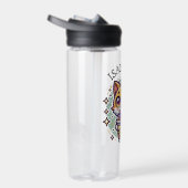 Schattigee Kawaii Kitten met Bubble Tea Gepersonal Waterfles (Rechts)