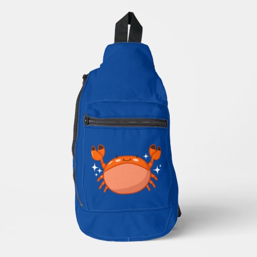 Schattigee kawaii krab sling bag (Voorkant)