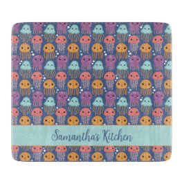 Schattigee Kawaii kwal gepersonaliseerd Snijplank