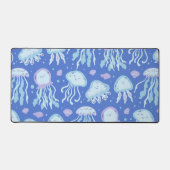 Schattigee Kawaii kwal oceaan bureau mat (Voorkant)
