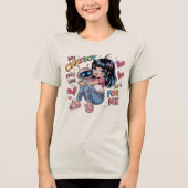 🤖Schattigee Kawaii Love My Chatbot heeft alleen A Tri-Blend Shirt (Voorkant)