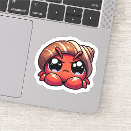 Schattigee Kawaii Mad Hermit Krab Sticker